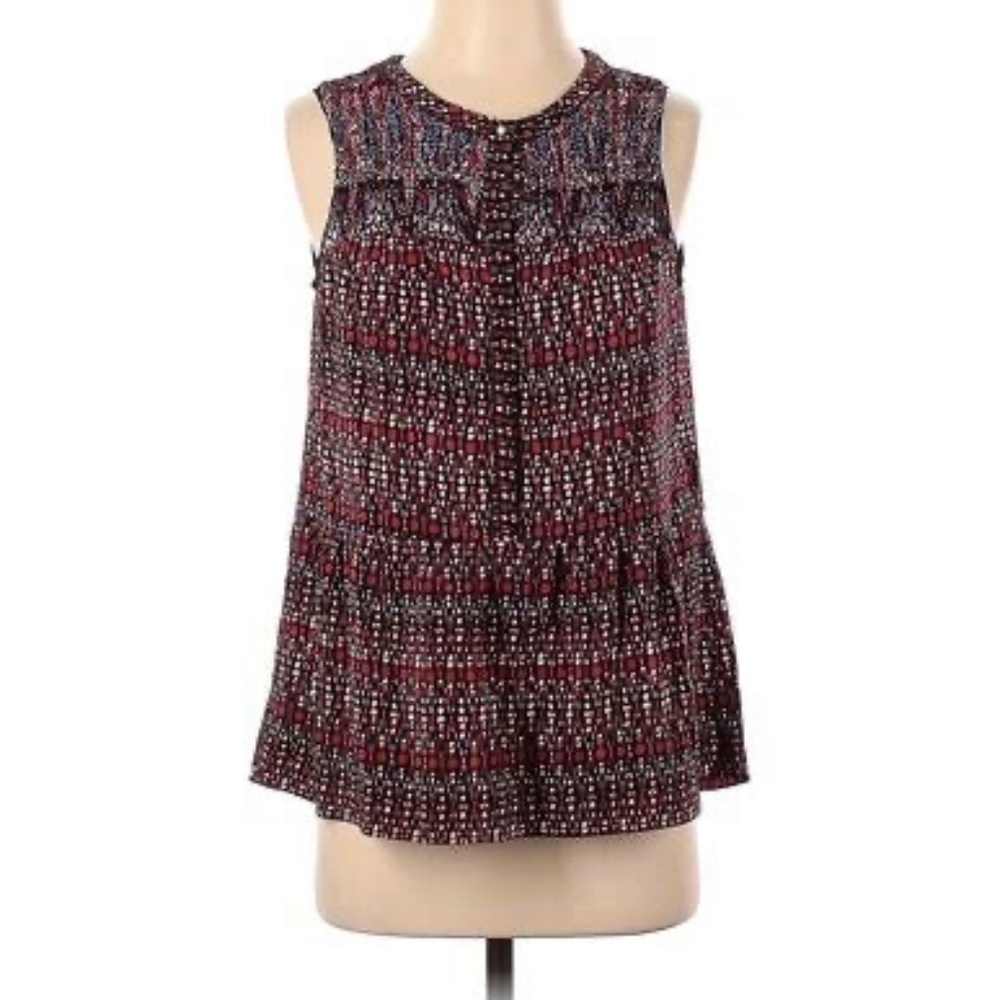 SANDRO Paris 100% Silk Tank Top
